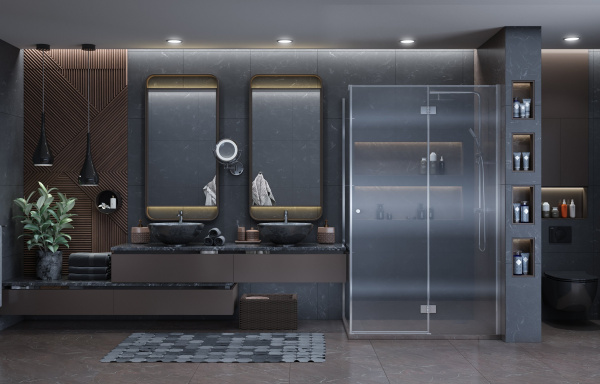 Душевое ограждение 120x80 120х80 Ambassador Diamond 12011107L Душевое ограждение 120x80 120х80 Ambassador Diamond 12011107L