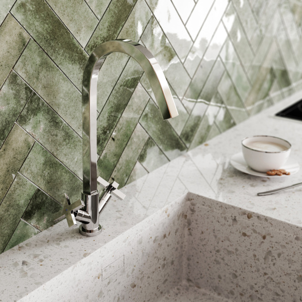 Смеситель для мойки WasserKRAFT Weser 7847 хром глянцевый