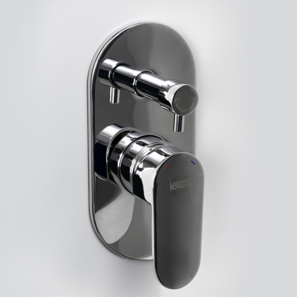 Встраиваемый смеситель WasserKRAFT Donau 5341 хром глянцевый универсальный