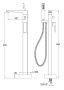 Напольный смеситель для ванны  BelBagno ARLIE ARL-FMTA-CRM хром Напольный смеситель для ванны  BelBagno ARLIE ARL-FMTA-CRM хром
