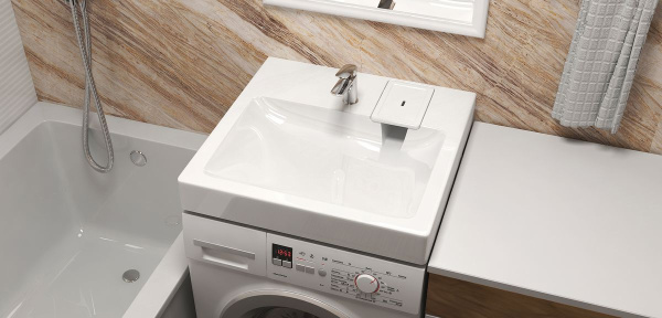 Раковина прямоугольная литьевой мрамор 50x56 Azario Alice CS00082258