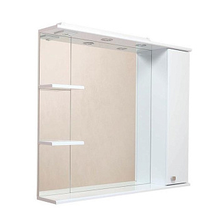 Зеркальный шкаф Onika Эльбрус 100 см 210004 белый