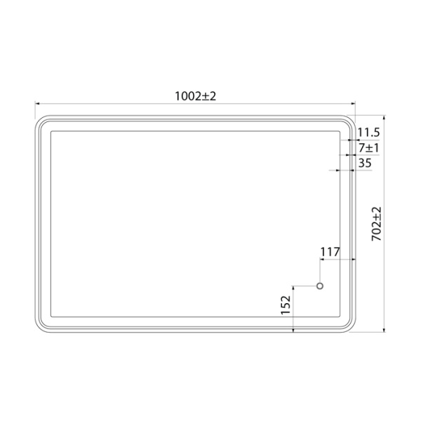Зеркало 100 см IDDIS Cloud CLO1000i98 Зеркало 100 см IDDIS Cloud CLO1000i98