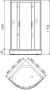 Душевой уголок Erlit ER0508-C4 80x80x195 Душевой уголок Erlit ER0508-C4 80x80x195