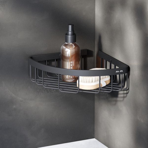 Полка для душа AM.PM Sense L 20755 A7452122 черная матовая