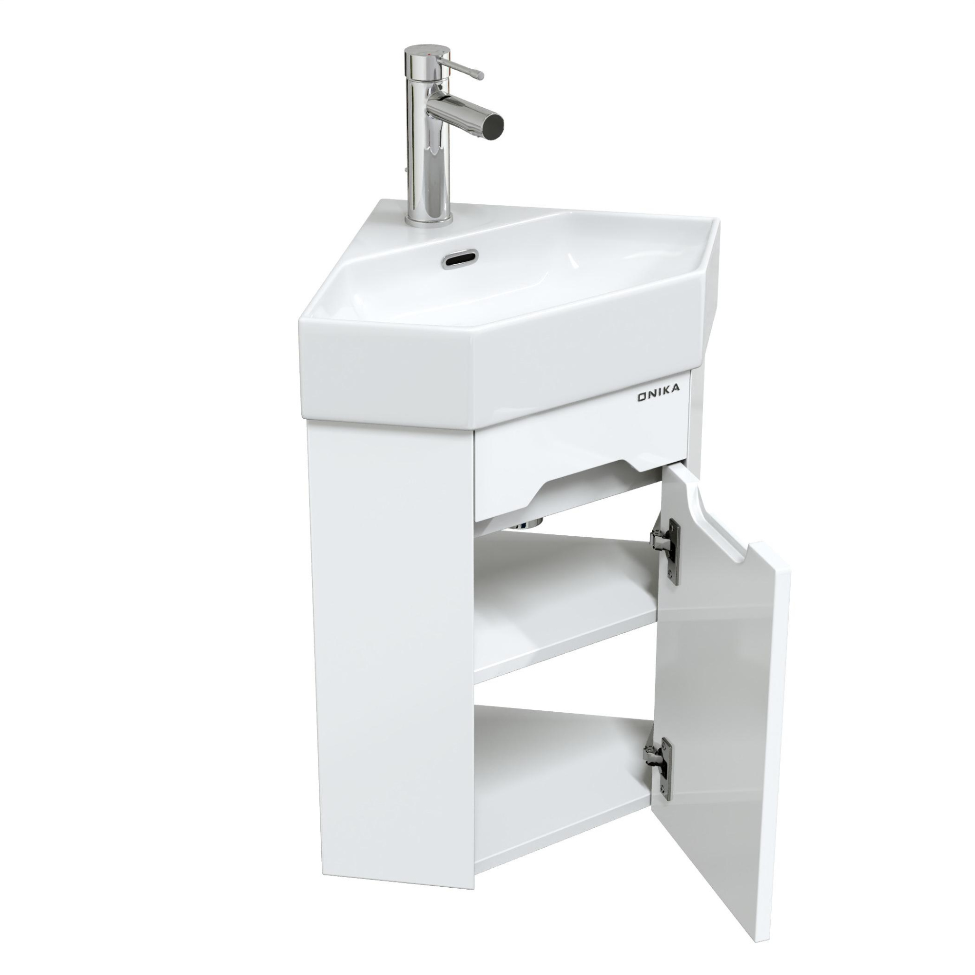 Раковина угловой 49,5x35,8 см Sanita luxe Line LIN35SLWB01 белый Раковина угловой 49,5x35,8 см Sanita luxe Line LIN35SLWB01 белый