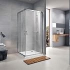 Душевое ограждение квадратное 90х90x190 Koller Pool GRACE стекло прозрачное Душевое ограждение квадратное 90х90x190 Koller Pool GRACE стекло прозрачное