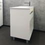 Тумба с раковиной Comforty Модена М 75 см 00-00001643 напольная белая