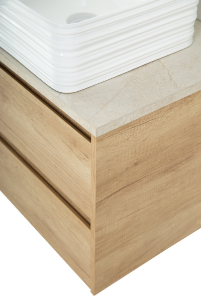 Столешница Belbagno 80 см KEP-80-MCO-W0 под раковину marmo crema opaco