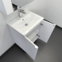Тумба с раковиной Comforty Лима 60 см 00-00019241 напольная белая