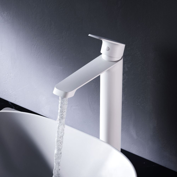 Смеситель для раковины Am.Pm Func белый матовый