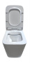 Подвесной безободковый унитаз Cerutti SPA Maiella aria CT7402 с быстросъемным сиденьем микролифт Подвесной безободковый унитаз Cerutti SPA Maiella aria CT7402 с быстросъемным сиденьем микролифт