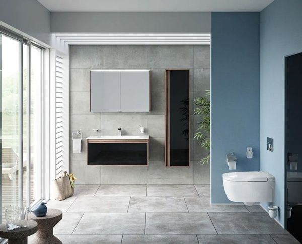 Пенал левосторонний 35х40х160 см VitrA Metropole 58204 сливовое дерево Пенал левосторонний 35х40х160 см VitrA Metropole 58204 сливовое дерево
