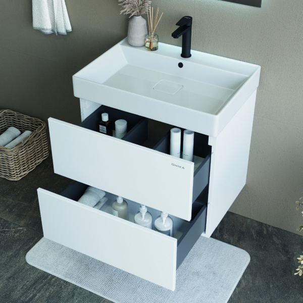 Тумба под раковину Onika Эсквана 65 см 106549 белый