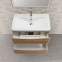 Раковина из литьевого мрамора 80x46 см BelBagno ALBANO BB800/455-LV-MR-ALR белый Раковина из литьевого мрамора 80x46 см BelBagno ALBANO BB800/455-LV-MR-ALR белый