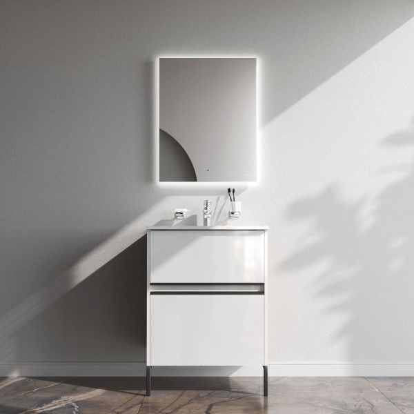 Тумба под раковину Am.Pm Sense 60 см M7BFUX0602WG подвесная белая