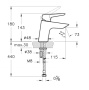 Смеситель для раковины Vitra A42440EXP Смеситель для раковины Vitra A42440EXP