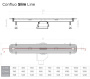 Душевой лоток Pestan Confluo Slim Line + 13100028 Душевой лоток Pestan Confluo Slim Line + 13100028