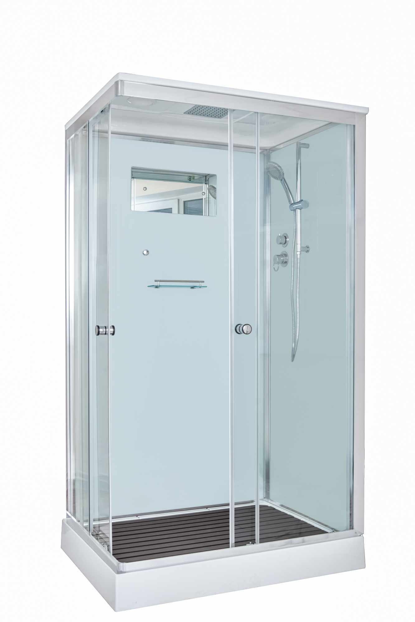 Душевая кабина DTO K402S профиль хром