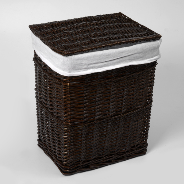 Корзина для белья WasserKRAFT Isar WB-130-M коричневая