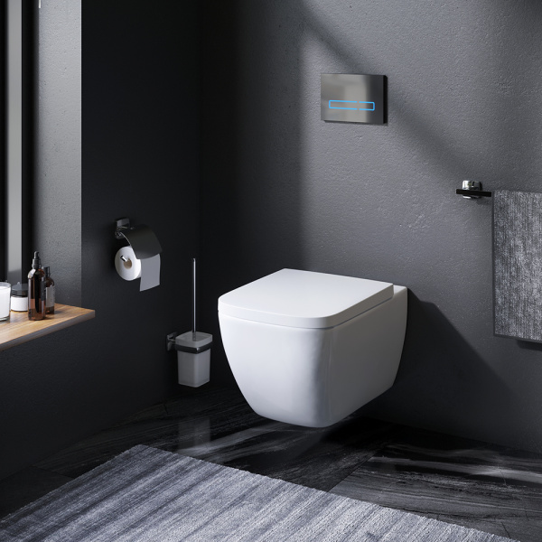Подвесной унитаз FlashClean с сиденьем микролифт AM.PM Gem C901701SC