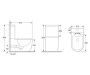 Унитаз-компакт безободковый ABBER Bequem AC1110 с сиденьем Унитаз-компакт безободковый ABBER Bequem AC1110 с сиденьем