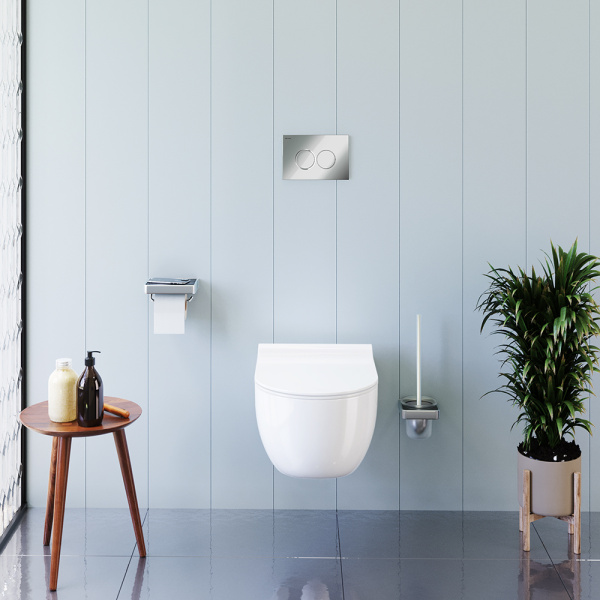 Унитаз подвесной Damixa Scandinavian Pure DX36C1701SC безободковый с микролифтом