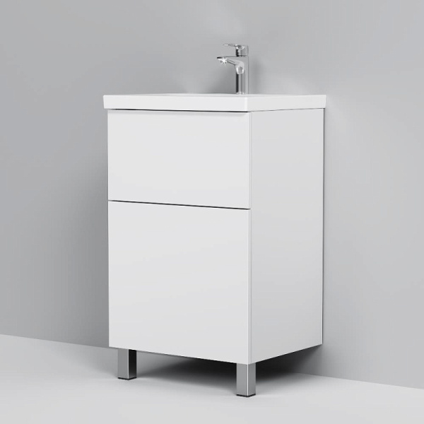 Тумба под раковину Am.Pm Gem 50 см M90FSX0502WG напольная белая