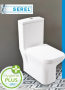 Унитаз напольный компакт с функцией биде Serel Nita NT12BM Унитаз напольный компакт с функцией биде Serel Nita NT12BM