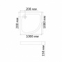 Душевой поддон акриловый 100x100 BandHours Odissey-Tray 240171100 Душевой поддон акриловый 100x100 BandHours Odissey-Tray 240171100