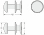 Крючек двойной СУНЕРЖА 00-2010-0001 Хром Крючек двойной СУНЕРЖА 00-2010-0001 Хром