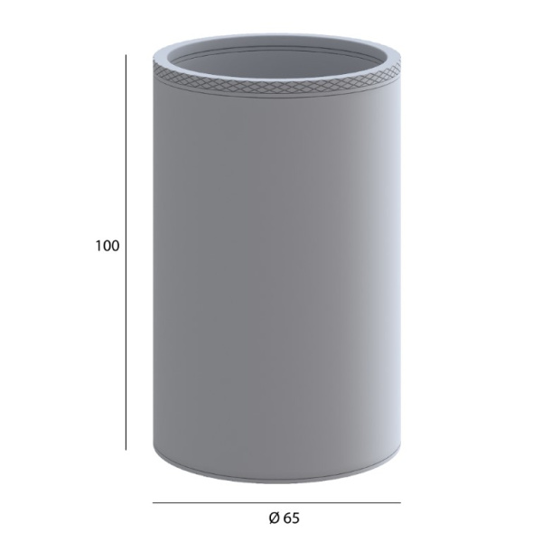 Стакан для ванной Boheme Uno 10982-B черный матовый