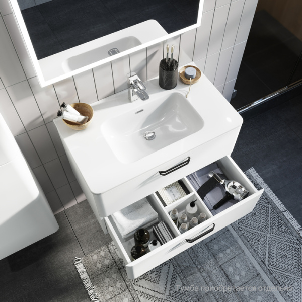 Умывальник мебельный 80 см IDDIS Optima Home 0108000i28 Умывальник мебельный 80 см IDDIS Optima Home 0108000i28