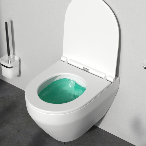 Унитаз подвесной безободковый с инсталляцией и кнопкой смыва AM.PM Spirit V2.0 IS450A38.701700