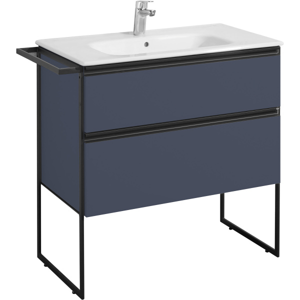 Тумба под раковину Roca Domi 80 см Z.RU93.0.786.8 подвесная синяя