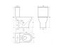 Чаша унитаза  BelBagno LOUNGE BB045CPR Чаша унитаза  BelBagno LOUNGE BB045CPR