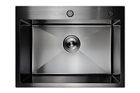 Мойка из нержавеющей стали Santegro 60 см STR6050BL графит
