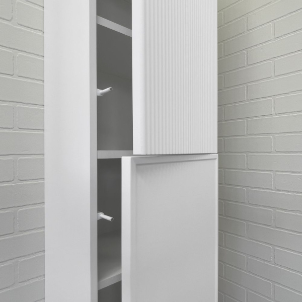 Пенал Comforty Мадрид 40x160 см 00-00017873 подвесной белый