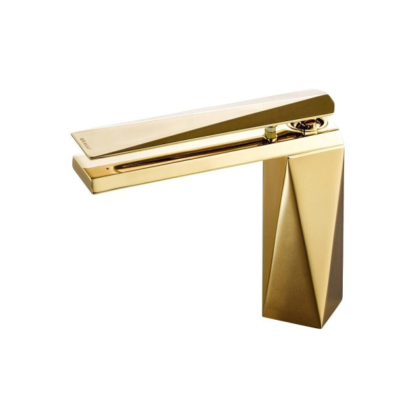 Смеситель для умывальника Bravat Diamond высокий L (Golden) F118102G-2-ENG Смеситель для умывальника Bravat Diamond высокий L (Golden) F118102G-2-ENG