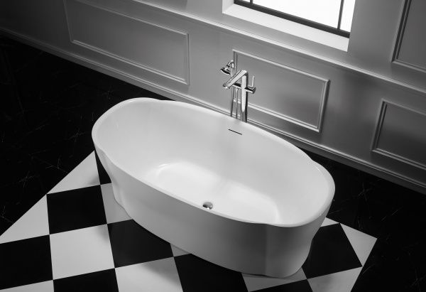Акриловая ванна 170x85 см BelBagno  BB403-1700-850 белый Акриловая ванна 170x85 см BelBagno  BB403-1700-850 белый