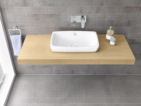 Раковина накладная 60 см Vitra Metropole 5668B003-0012 Раковина накладная 60 см Vitra Metropole 5668B003-0012