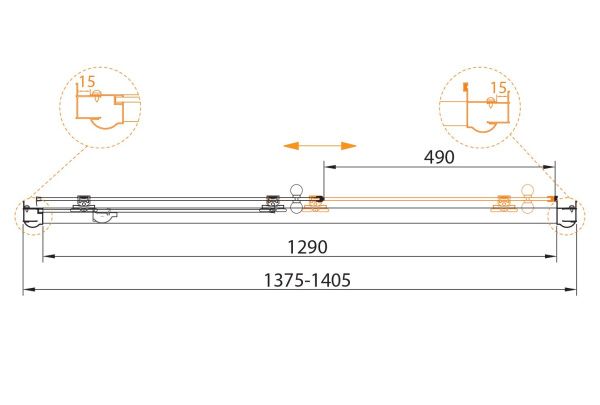 Душевая дверь 140x195 см Cezares GIUBILEO GIUBILEO-BF-1-140-C-G золото Душевая дверь 140x195 см Cezares GIUBILEO GIUBILEO-BF-1-140-C-G золото