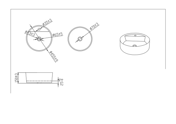 Накладная раковина Bravat Affability C22284W-1-ENG Накладная раковина Bravat Affability C22284W-1-ENG