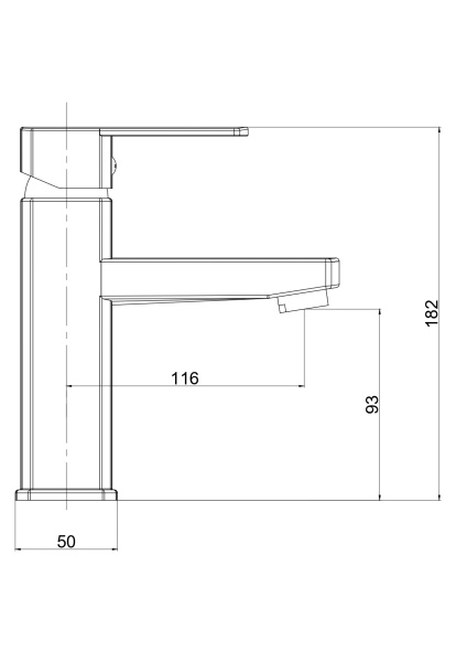 Смеситель для раковины Voda Iceberg IC26 хром