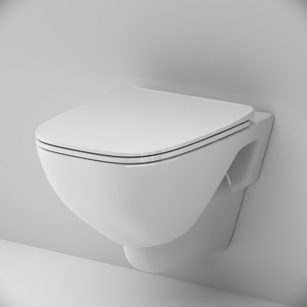 Унитаз подвесной FlashClean с сиденьем микролифт AM.PM X-Joy C851701SC Унитаз подвесной FlashClean с сиденьем микролифт AM.PM X-Joy C851701SC