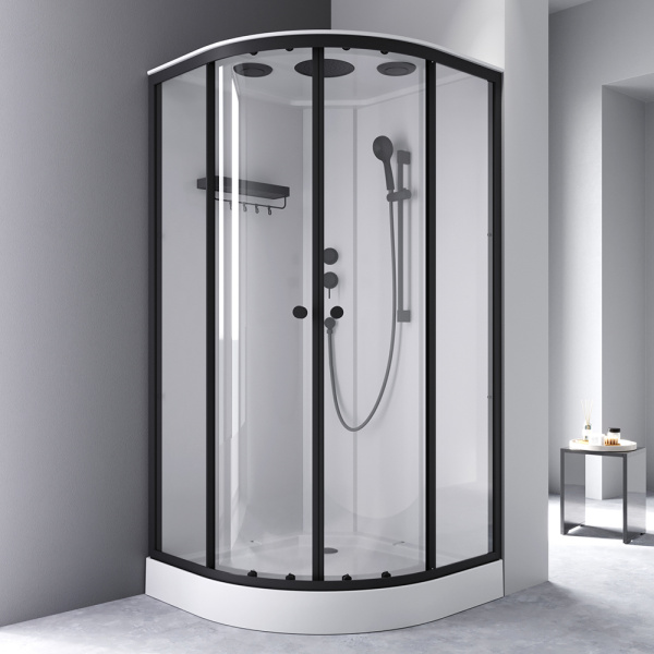 Душевая кабина AM.PM X-Joy 100x100 W94C-401-100BT профиль черный