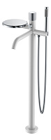 Смеситель напольный Boheme STICK WHITE 129-WCR.2 TOUCH CHROME Смеситель напольный Boheme STICK WHITE 129-WCR.2 TOUCH CHROME