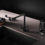 Смеситель для кухонной мойки Am.Pm X-Joy S с каналом для фильтра F85B05722 черный матовый