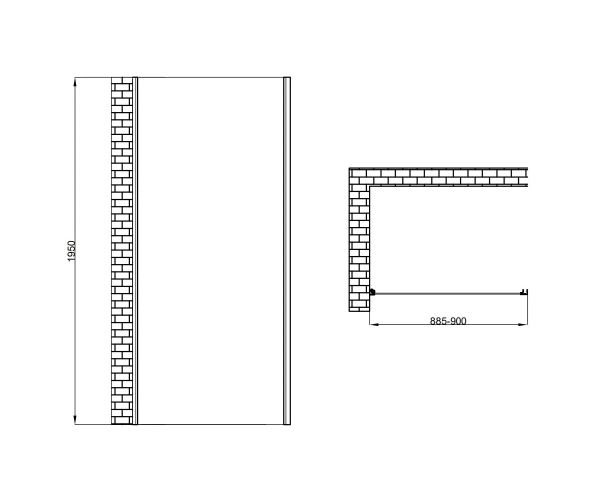 Боковая панель 195х90 см BERGES LEGOS 064031 хром Боковая панель 195х90 см BERGES LEGOS 064031 хром