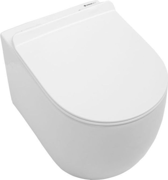 Унитаз подвесной Aquanet CETUS-W безободковый с микролифтом